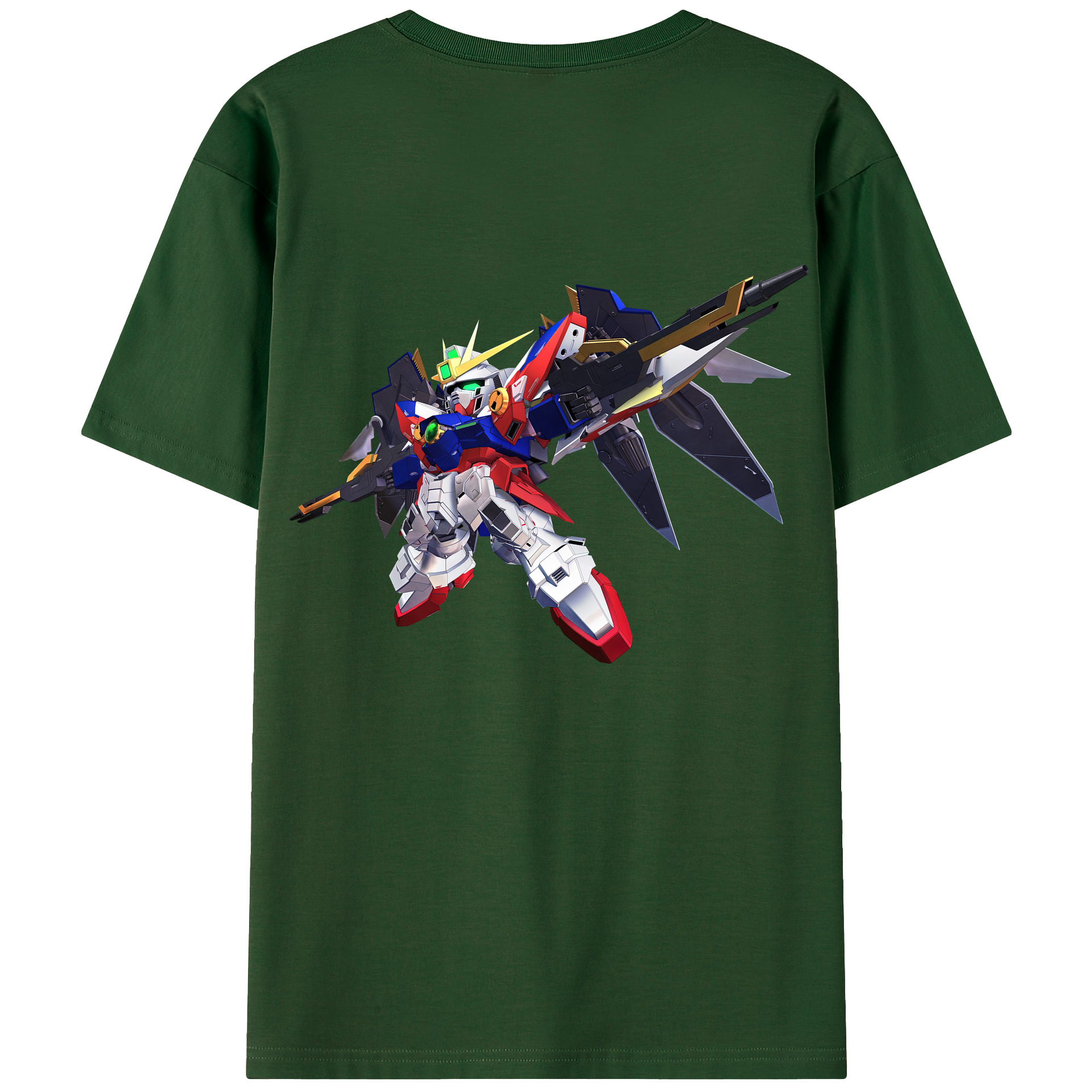 （画像用） 機動戦士ガンダム Mobile Suit Gundam 綿100％半袖Tシャツ（背面プリント）